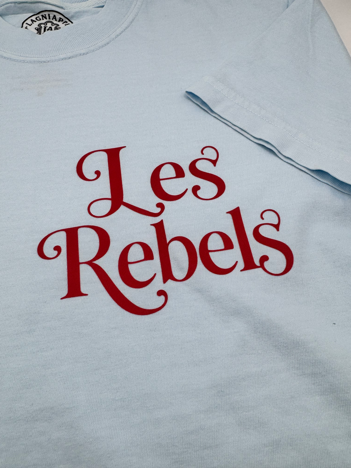 Les Rebels Crop tee-Chambray