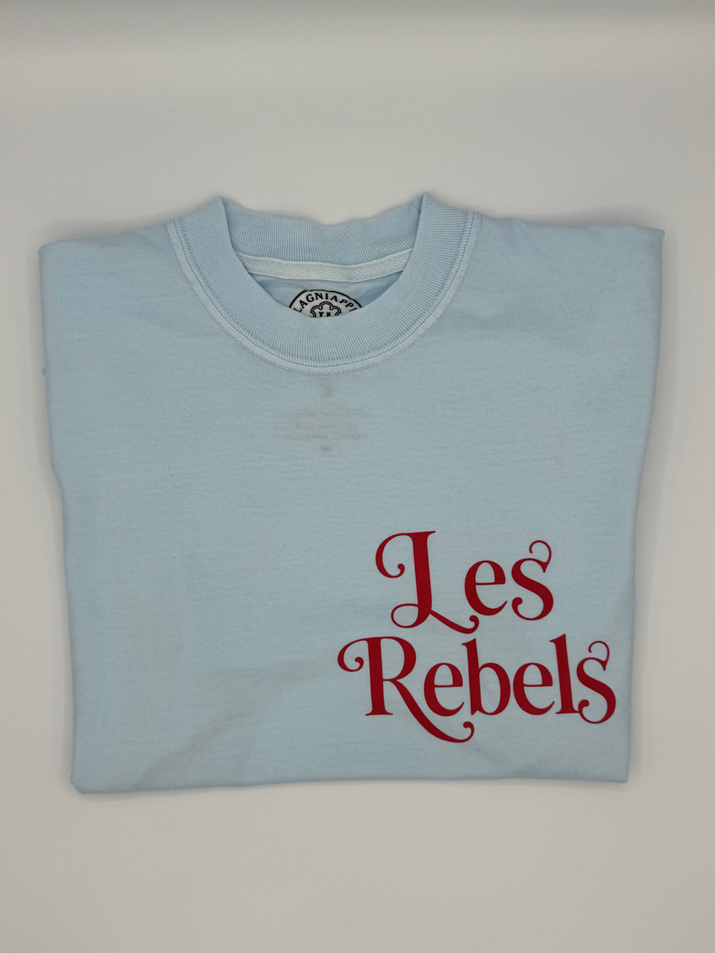 Les Rebels Crop tee-Chambray