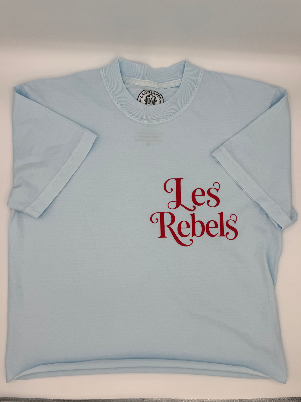 Les Rebels Crop tee-Chambray