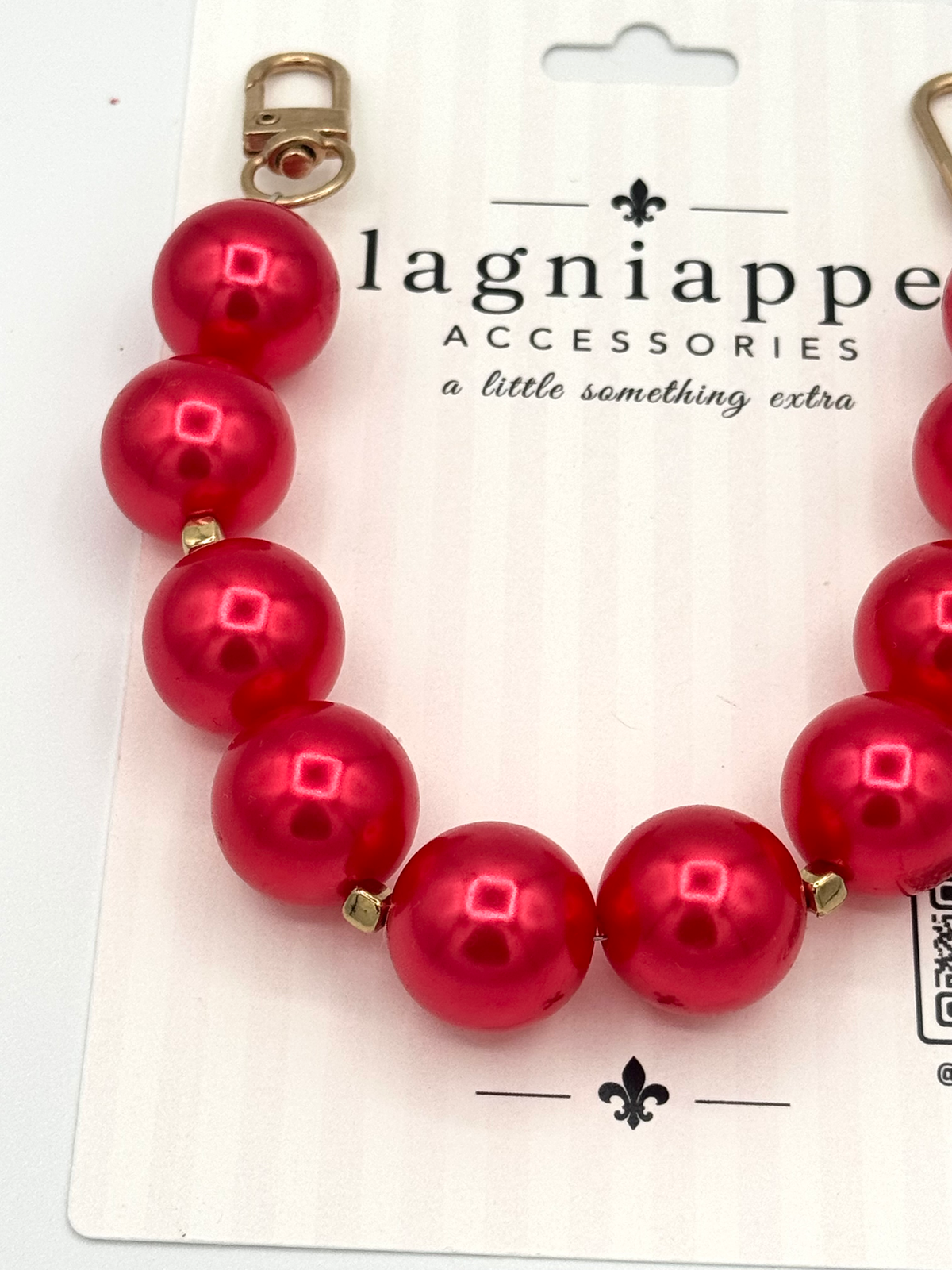 Red Bubblegum Stadium + Phone Bag Chains