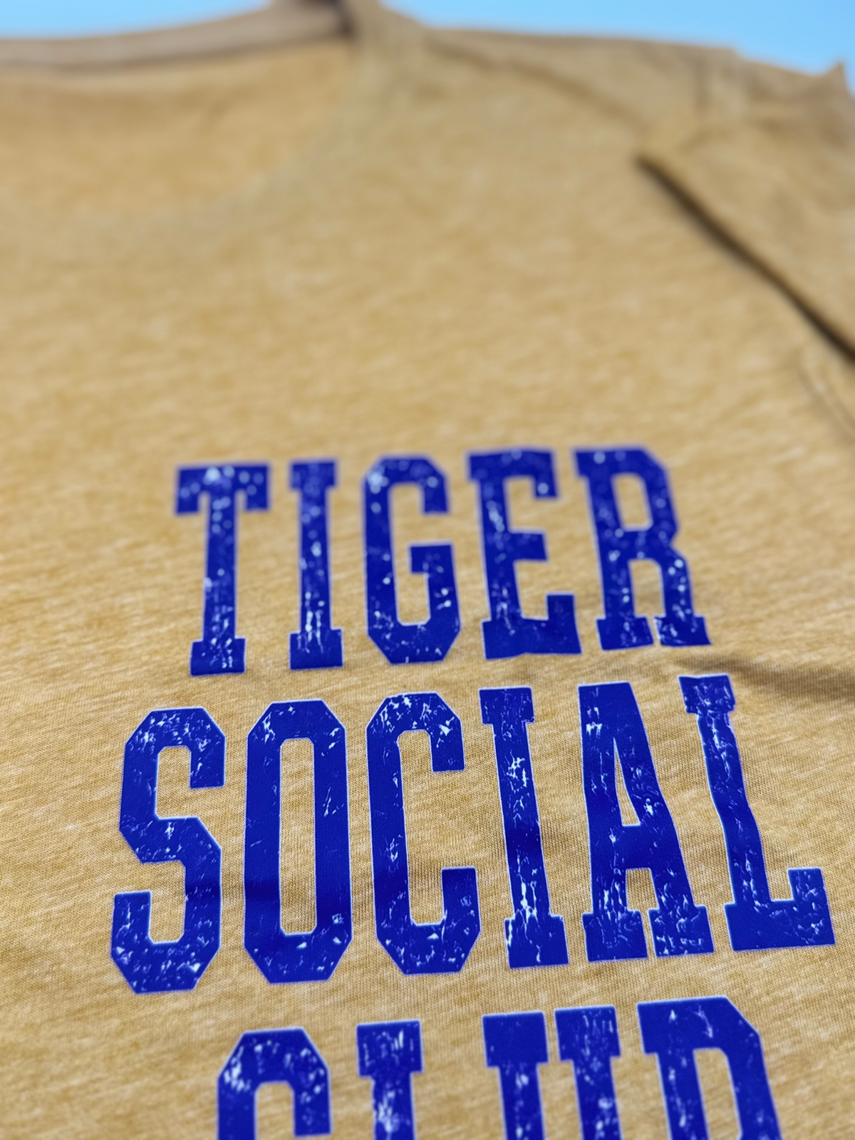 Tiger Social Club crop- Gold