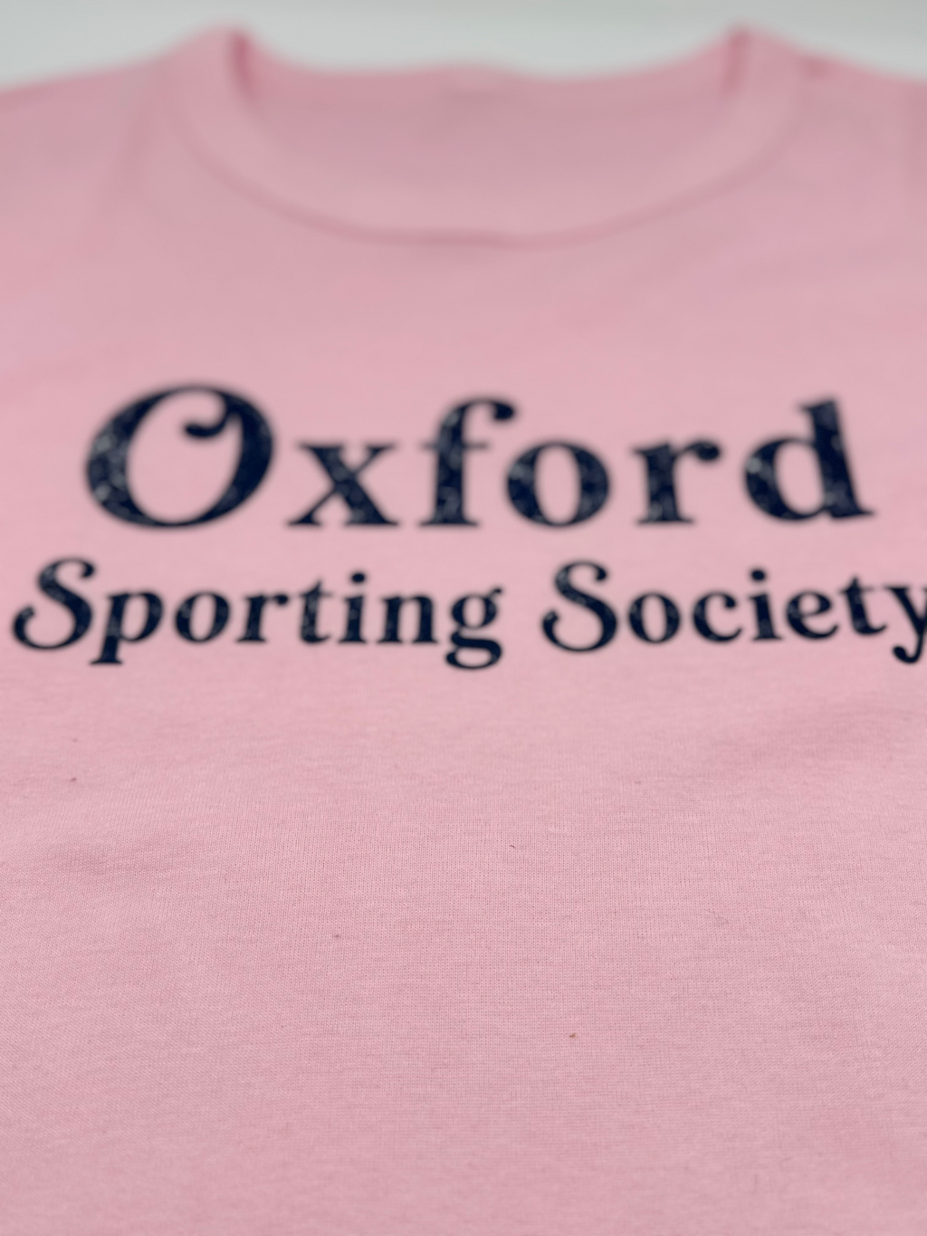 Oxford Sporting Society Baby Tee- Pink